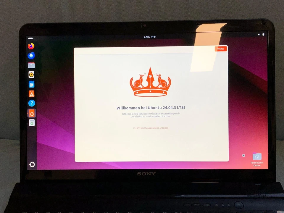 SONY Vaio 17.3" 256 GB SSD UBUNTU LINUX - nie mehr Stress mit Windows - Bild 3 von 4