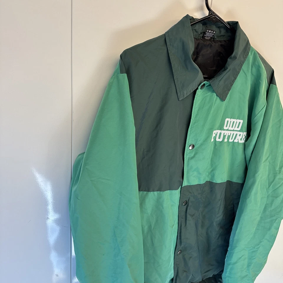 Odd Future Jacket Mens L Nylon Coach Windbreaker OFWGKTA Hip Hop Rare Streetwea - Image 3 of 4