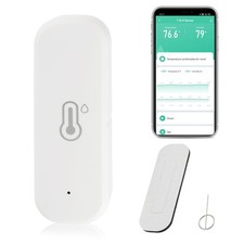 WiFi Hygrometer Thermometer Sensor, Indoor Outdoor Wireless Temperature Humid...