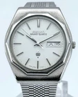 SEIKO Grand Vtg 1975 Quartz 4843-7000 Decagon Day/Date Quartz Mens Watch JAPAN