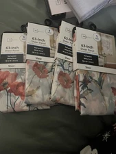 4 Mainstays Sheer Panels New Unopened