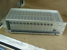 IFS VIDEO DATA RECEIVER (13) VR 2100 MODULES W/PS-R3 POWER SUPPLY 115-230VAC