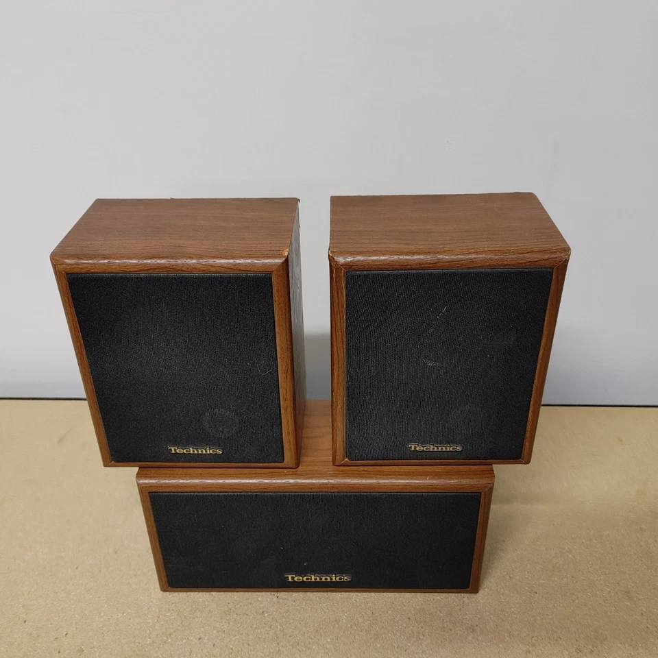 Juego de 3 altavoces de estantería Technics vintage SB-C35 100W SB-S35 70W EN MUY BUEN ESTADO Foto 3 de 4