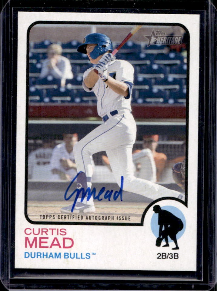 2022 Topps Heritage Minor League Curtis Mead Real One Auto #ROA-CMD