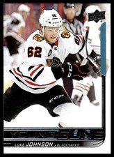2018-19 Upper Deck Young Guns Luke Johnson Rookie Chicago Blackhawks #245