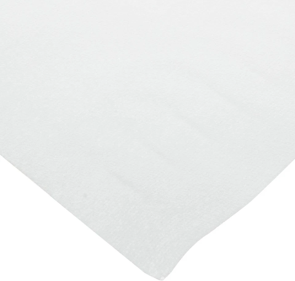 Elegante rollo de mantel tipo lino - blanco, 100' de largo Foto 3 de 3