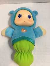 Musical Lullaby Glo Worm Glow Worm Blue Plush Light Up Toy Playskool 2011 Moon