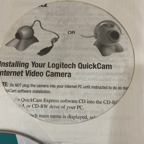 Logitech Webcam Software V2.0 Install Disk and book - Picture 3 of 4