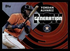 2022 Topps #GN-15 Yordan Alvarez Generation Now Card TCCCX