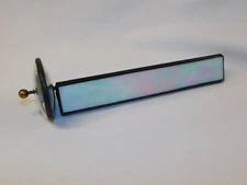 Vintage Leaded Slag Glass KALEIDOSCOPE Gorgeous Works Well 9.5" long