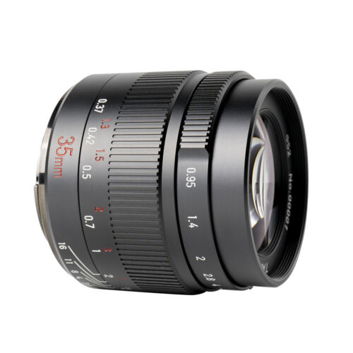 7artisans 35mm F0.95 Large Aperture Portrait E-mount Lens for Sony E Mount  A6500
