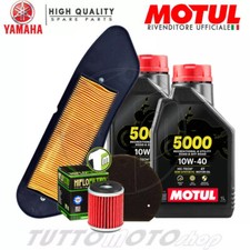 Kit Tagliando YAMAHA X-MAX 125 2010 2011 2012 2013 2014/ Olio MOTUL- Filtri XMAX