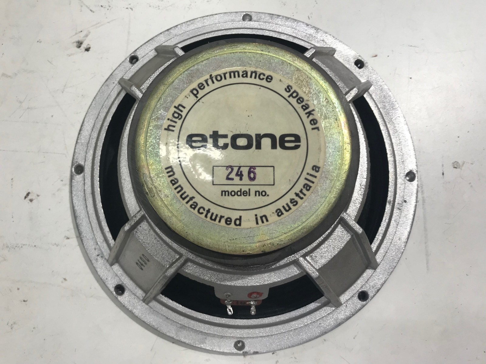 1 x Etone 246 twin cone 12" 16 ohm Speaker driver eBay