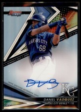 2022 Bowman Best REFRACTOR Daniel Vasquez Kansas City Royals #B22-DV Auto