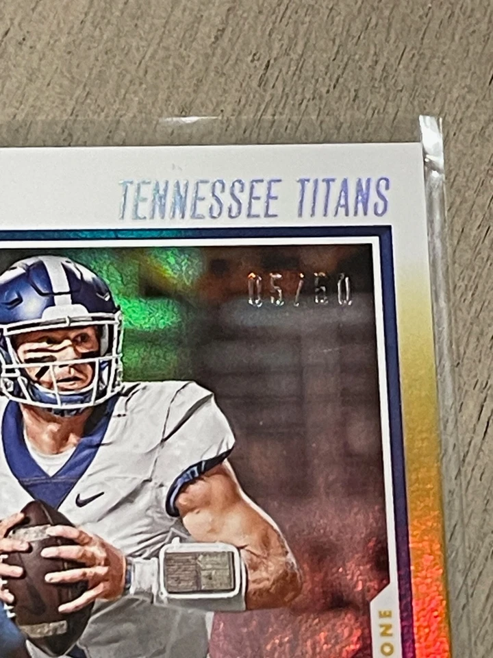 Will Levis 2023 Score NFL Draft Showcase Gold Zone Parallel SSP /50 Rookie RC - Image 2 of 3