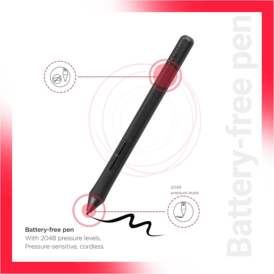 Tableta Wacom CTL-672/K0-C One by Wacom Pen, para usar con bolígrafo dedicado envío gratuito Foto 4 de 4