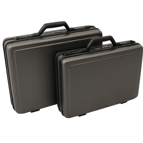 Copa European Prince Style ABS 17" Attache Case - Gray - Picture 4 of 4