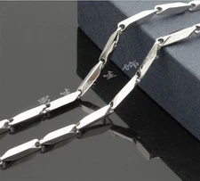 316L Men's Stainless Steel Necklace Titanium Necklace Chain 3mm 14"-30"
