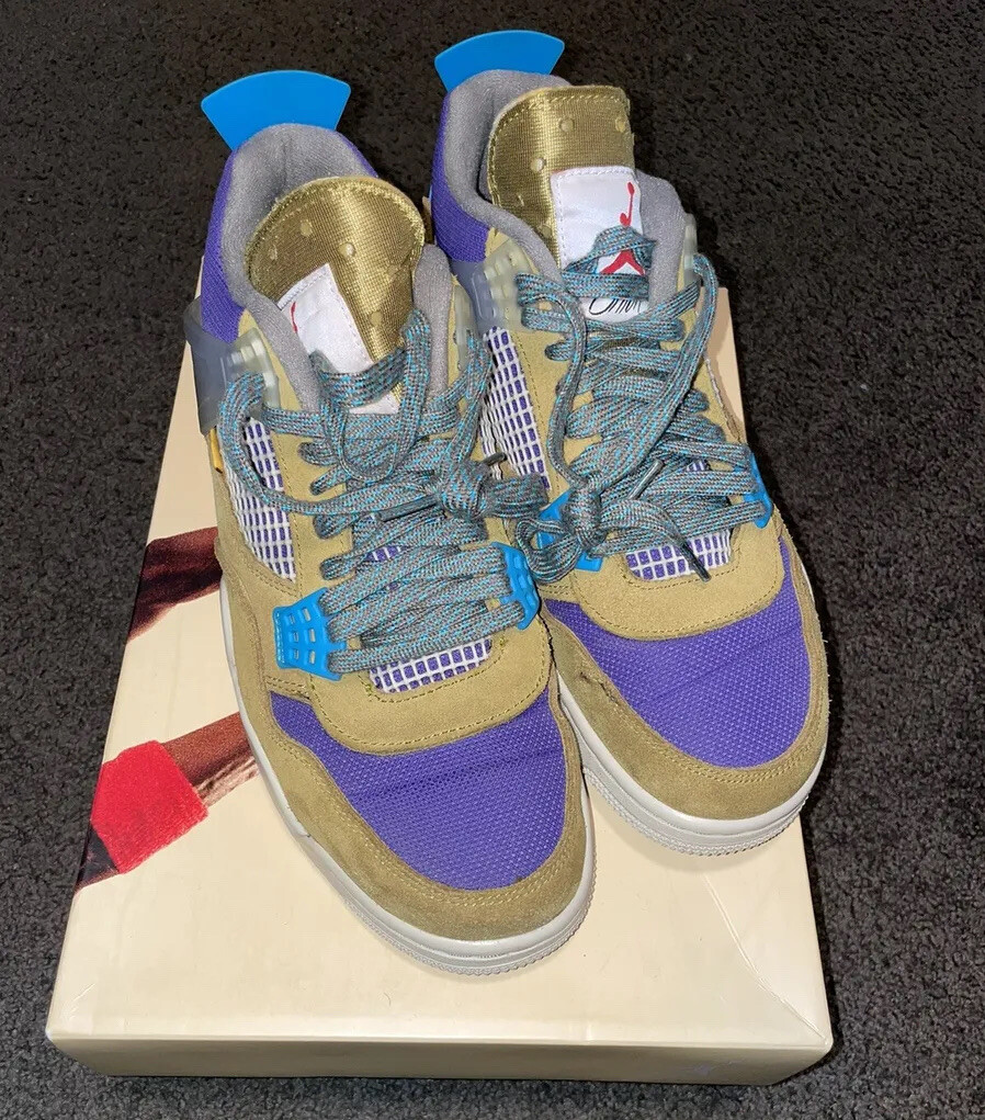 Nike Air Jordan Retro 4 Union LA Desert Moss Sz 8.5 | eBay Nike Air Jordan Retro 4 Union LA Desert Moss Sz 8.5 | eBay