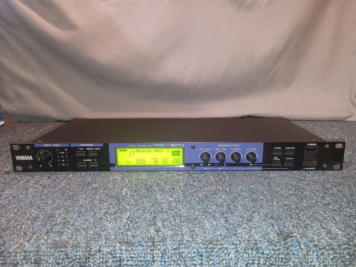 Yamaha Rev 500 Digital Reverberator Reverb Effect Processor Yamaha Rev 500 Digital Reverberator Reverb Effect Processor