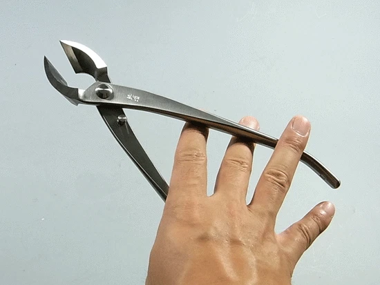 KANESHIN Herramienta Bonsai Acero Inoxidable Cóncavo Rama Cortador No.802 Hecho en Japón Foto 3 de 4