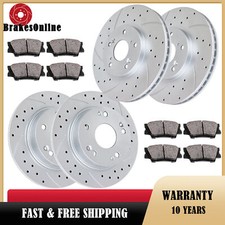 282mm Front And Rear Brake Rotors Pads Fit For Honda Accord Lx 2008-17 Brakes 282mm Front And Rear Brake Rotors Pads Fit For Honda Accord Lx 2008-17 Brakes