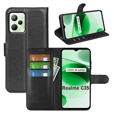 Realme C35 Handy Tasche Handyhülle Hülle Schutzhülle Klapphülle Flip Case Etui