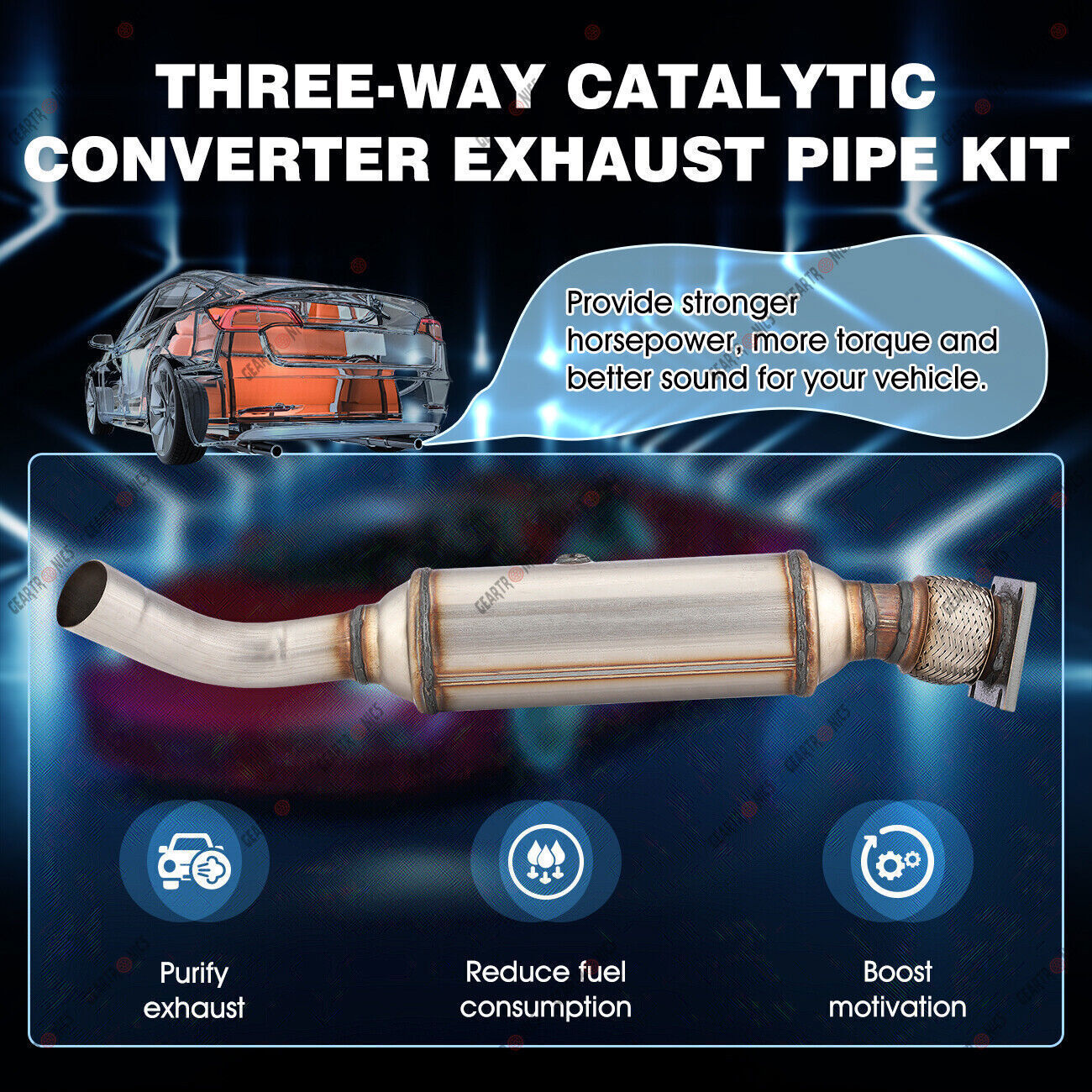 Catalytic Converter w/Gasket fits For Dodge Grand Caravan 3.3L &3.8L