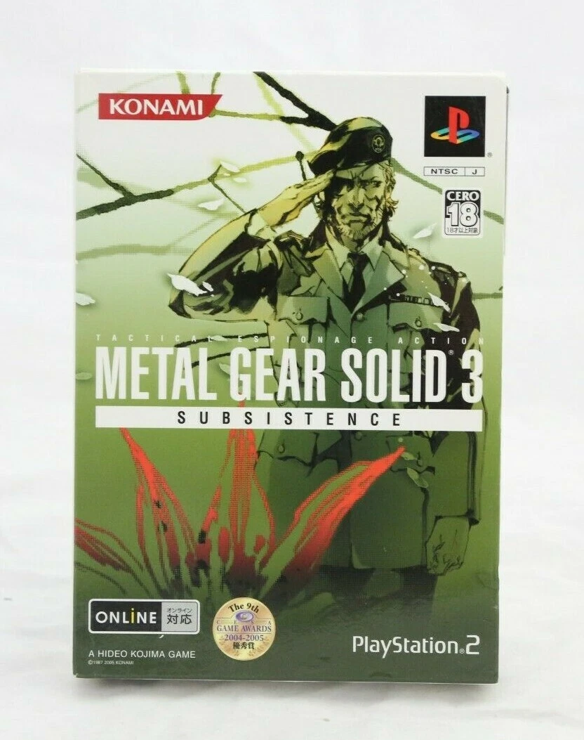 Metal Gear Solid 3: Subsistence NTSC-J (Japan) Video Games for