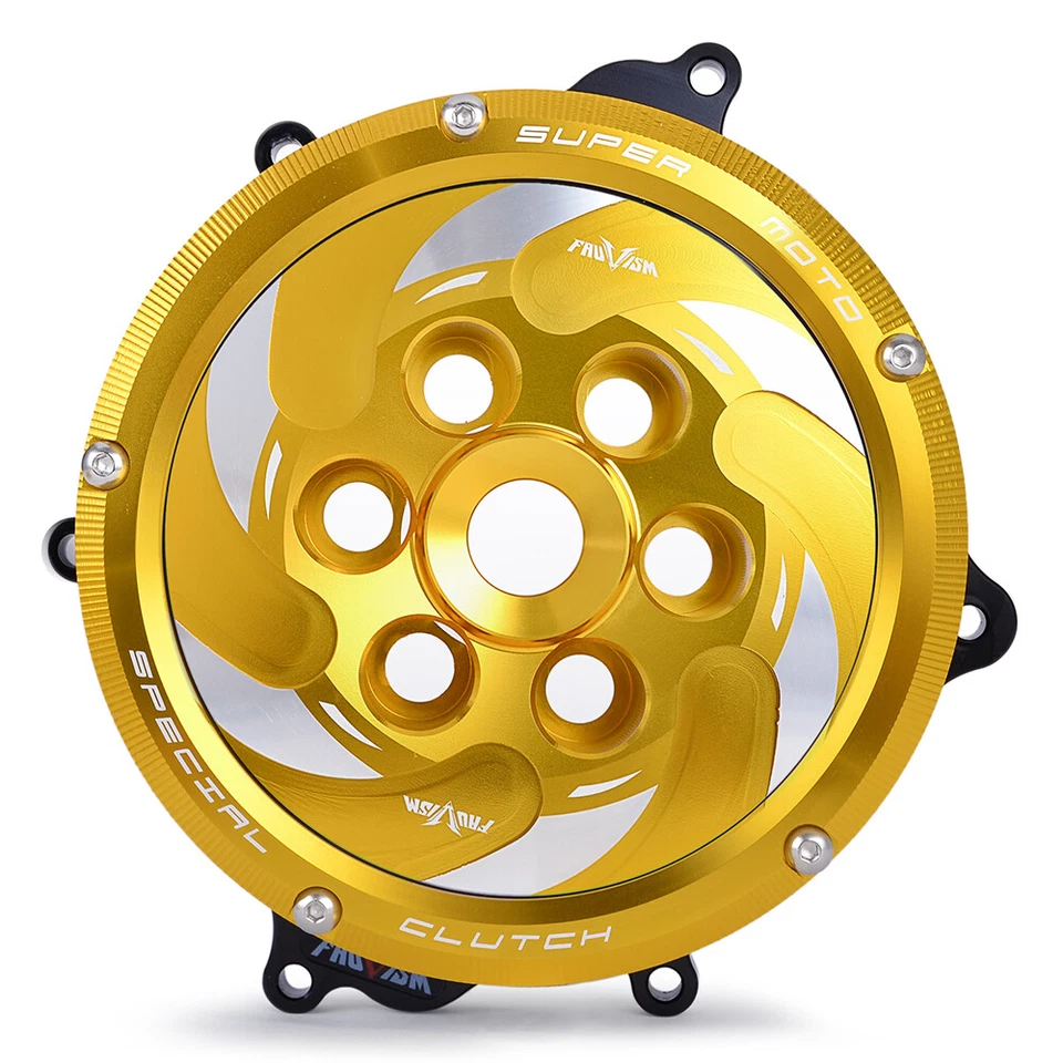 For Suzuki DRZ400SM 2005-2020 DRZ400 Engine Clear Clutch Cover Pressure Plate  Foto 3 de 4