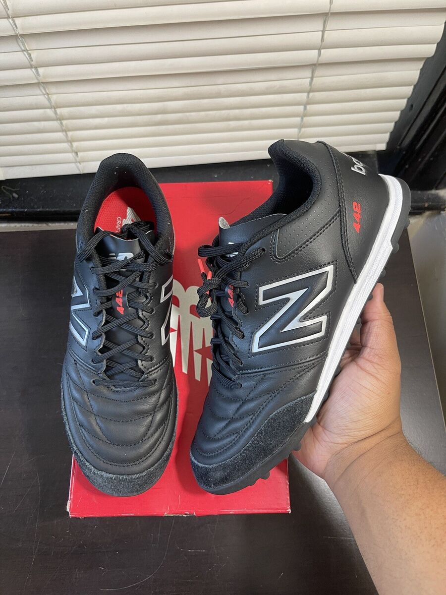 New Balance 442 V2 Team TF MS42TBK2 Mens Black Lace Up New Balance 442 V2 Team TF MS42TBK2 Mens Black Lace Up