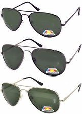 Set of 3 Men Polarized Sunglasses Aviator Spring hinge Metal Mix 100 UVB