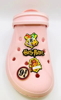 Harry Potter Charms Fits Crocs SET OF 4 Shoe Clog Charms Real UK Seller 🇬🇧