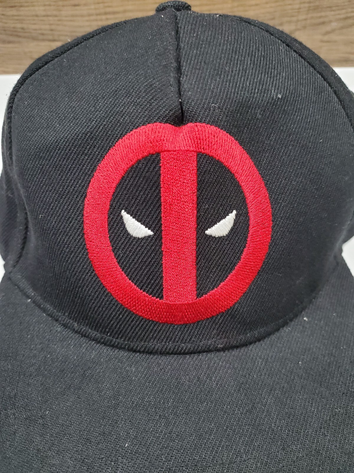 Marvel Deadpool Black Snapback Hat Cap Comics Mov… - image 3