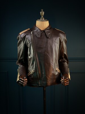 Vintage WW2 40s German Luftwaffe Flying Ace Flight Aviator Leather