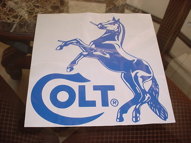 Colt Revolver Sticker Large 12