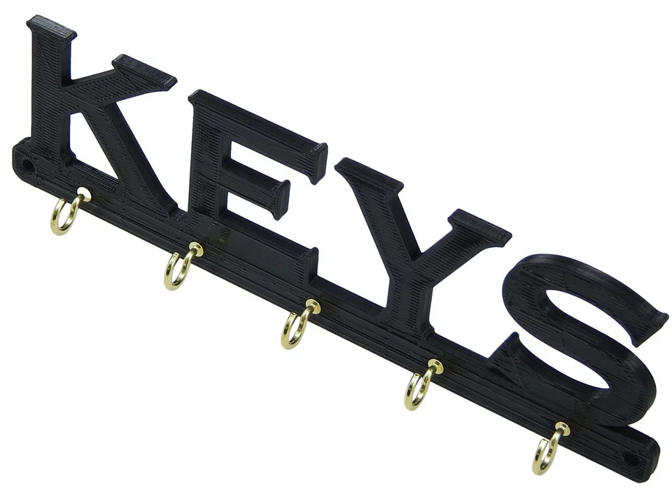 Soporte para llaves soporte para llaves entrada organización montaje en pared 5 ganchos decoración del hogar Foto 3 de 4