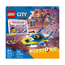 LEGO ® city detective missions of the water police set 60355 missions