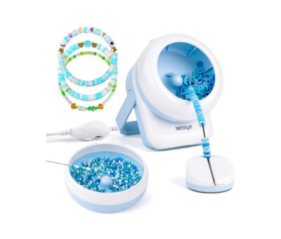 ISTOYO 2IN1 Adjustable Electric Clay and Seed Bead Spinner - Dual-Purpose Jew...