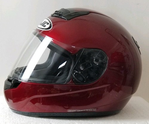 HJC CS-R1 Full-Face Motorcycle Helmet Glossy Blood Red Sz. XS - Picture 2 of 12