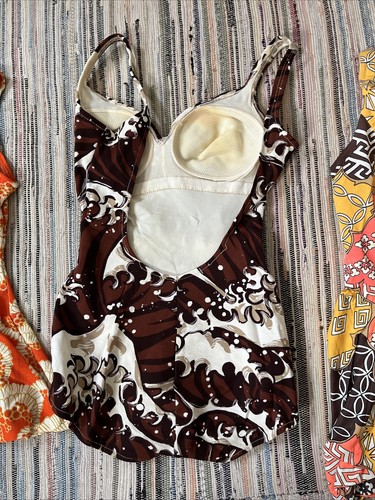 8 - Vintage 1970s 1980s Women's Bathing Suits Rompers L XL - Picture 5 of 24
