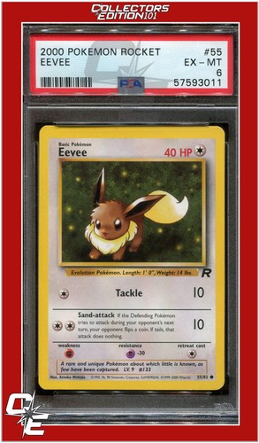 Eevee (Unlimited) graded PSA 6 for sale on eBay