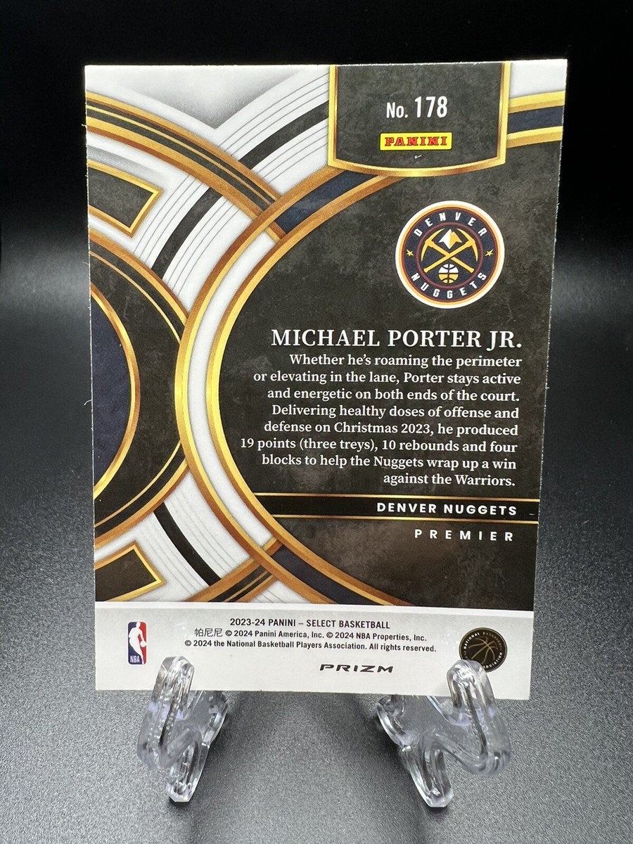 2023-24 Select Prizm Red White Blue Wave Michael Porter Jr. #178