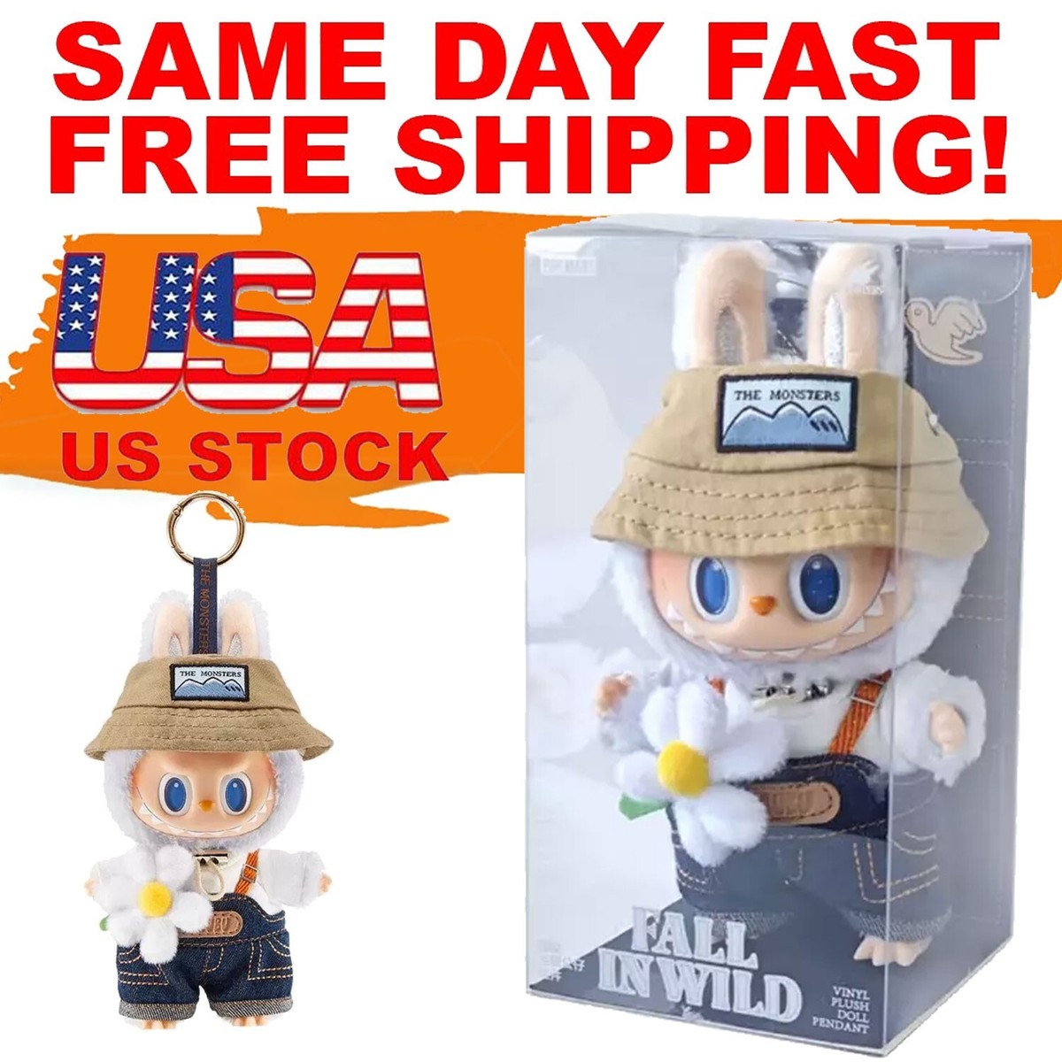Labubu FALL IN WILD & Energy 2個セット Amazon.com: POP MART The Monsters Fall in Wild Series-Vinyl
