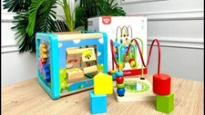 Tooky Toy 6 Piece Play Cube Activity Toy "New"