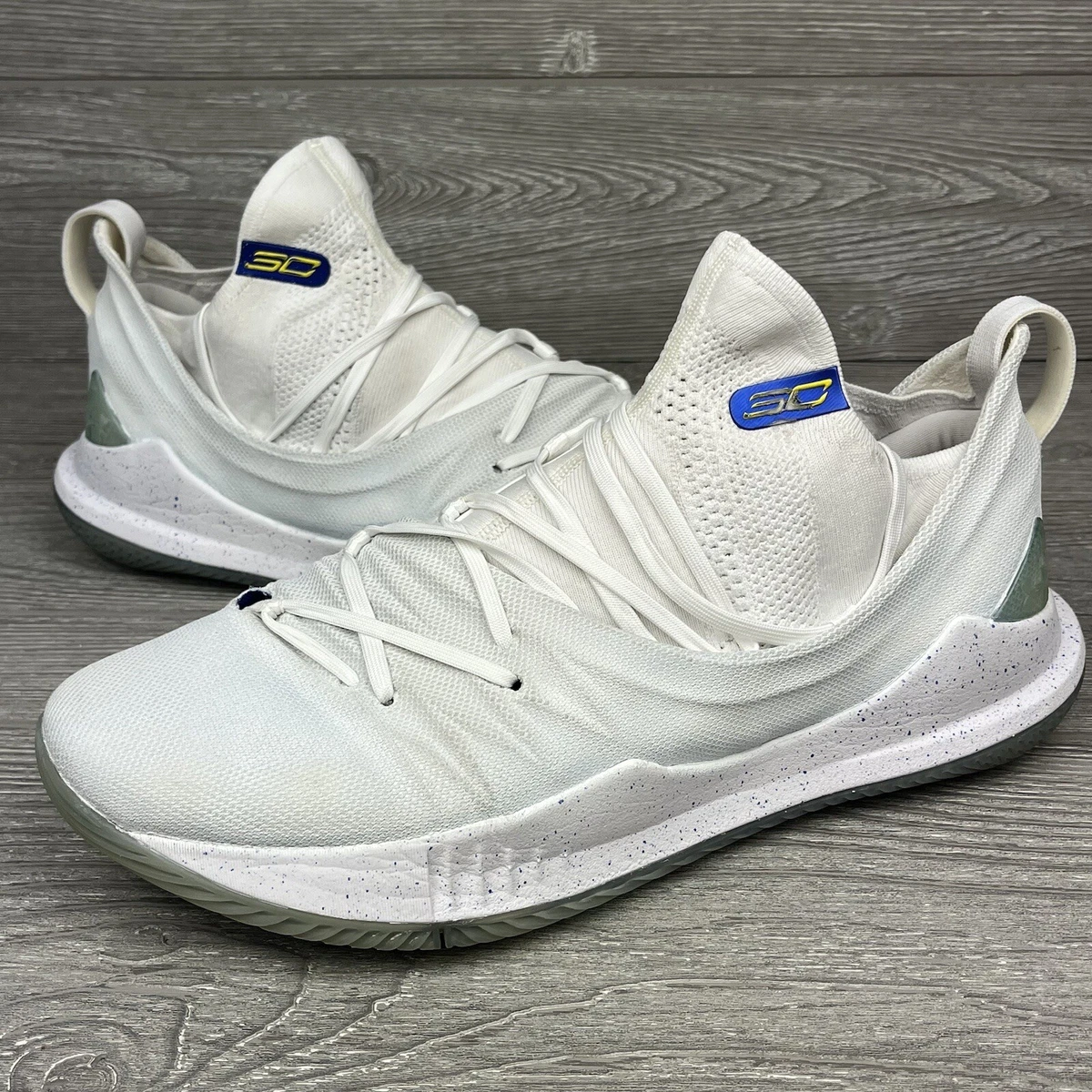 Under Curry 5 White Men&#039;s Shoes Size 13 Basketball 3020657-106 | eBay