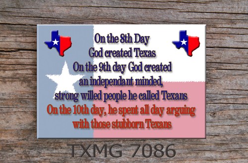 Texas Pride Magnete Sie wählen das gewünschte Design auf einem 3 Zoll x 2 Zoll Magneten - Bild 11 von 13