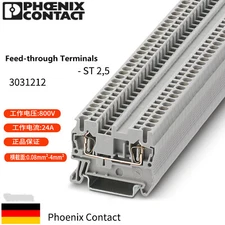 50pcs Phoenix Terminal Block Spring Combination Rail Type ST2.5-3031212