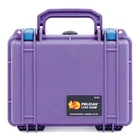Purple & Blue Pelican 1150 case with foam.