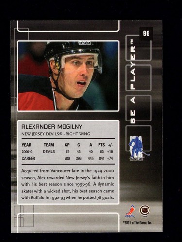 2001-02 ITG Be A Player Memorabilia Series Base Hockey Cards #14-457 You Pick - Picture 37 of 135